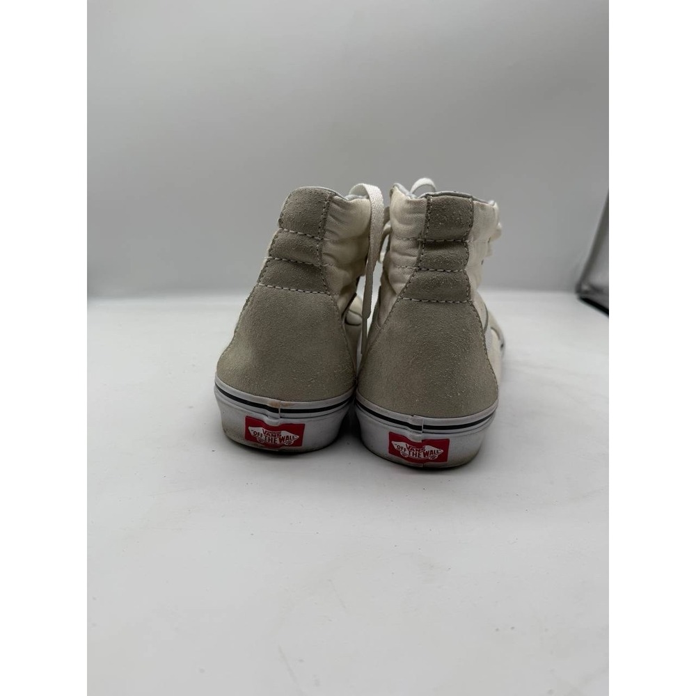 VANS SK8-HI Beige/White Suede/Canvas Sneakers Shoes 500714 US sz. W 9 /7.5 M - Picture 2 of 9